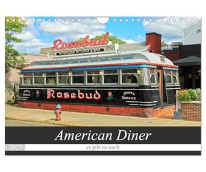 Calendrier 2027 · US Version · Les « American Diner » : ils existent encore | Quelques-uns des plus beaux exemples de diners américains classiques, issus de… · DIN A4 paysage · CALVENDO Calendrier mural