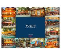 Calendrier 2027 · US Version · Les bistrots parisiens | Des bistrots chaleureux à Paris · DIN A3 paysage · CALVENDO Calendrier mural