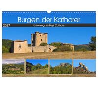 Calendrier 2027 · US Version · Les châteaux des Cathares | En route dans le Pays cathare · Les traces de l'histoire dans le sud de la… · DIN A3 paysage · CALVENDO Calendrier mural