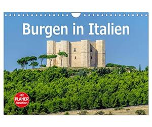 Calendrier 2027 · US Version · Les châteaux en Italie | Certaines des plus belles forteresses et des plus beaux châteaux d'Italie · DIN A4 paysage · CALVENDO Calendrier mural