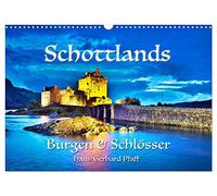 Calendrier 2027 · US Version · Les châteaux et palais d'Écosse | Des châteaux impressionnants, des palais majestueux et un paysage à couper le… · DIN A3 paysage · CALVENDO Calendrier mural