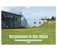 Calendrier 2027 · US Version · Les chemins de fer de montagne dans les | Alpes · Des photos impressionnantes et des impressions sur les chemins de fer… · DIN A4 paysage · CALVENDO Calendrier mural