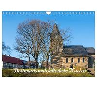 Calendrier 2027 · US Version · Les églises médiévales de Dortmund | Les églises aux styles architecturaux méconnus de Dortmund sont de véritables… · DIN A4 paysage · CALVENDO Calendrier mural