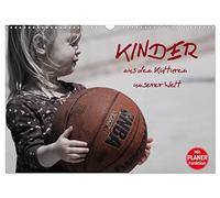 Calendrier 2027 · US Version · Les enfants issus des différentes cultures | de notre monde · De jolis visages d'enfants venus de différents pays lointains · DIN A3 paysage · CALVENDO Calendrier mural