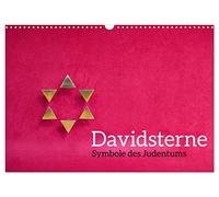 Calendrier 2027 · US Version · Les étoiles de David, symboles du judaïsme | L'étoile de David est considérée comme un symbole du judaïsme · Des exemples… · DIN A3 paysage · CALVENDO Calendrier mural