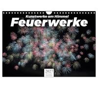 Calendrier 2027 · US Version · Les feux d'artifice : des œuvres d'art dans | le ciel · Découvrez douze magnifiques feux d'artifice · DIN A4 paysage · CALVENDO Calendrier mural