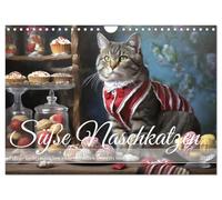 Calendrier 2027 · US Version · Les gourmands - Des gourmands à fourrure | entre desserts sucrés et gâteaux · Des pattes de velours aussi douces que des… · DIN A4 paysage · CALVENDO Calendrier mural
