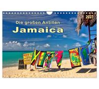 Calendrier 2027 · US Version · Les Grandes Antilles - La Jamaïque | Une île tropicale des Caraïbes comptant plus de 300 plages · DIN A4 paysage · CALVENDO Calendrier mural