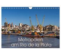 Calendrier 2027 · US Version · Les grandes villes du Rio de la Plata | Buenos Aires et Montevideo : les capitales du tango · DIN A4 paysage · CALVENDO Calendrier mural