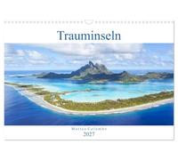 Calendrier 2027 · US Version · Les îles de rêve - Matteo Colombo | De magnifiques îles aux quatre coins du monde · DIN A3 paysage · CALVENDO Calendrier mural