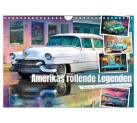 Calendrier 2027 · US Version · Les légendes de la route américaine | quand le design rétro rencontre la nostalgie · Des images détaillées… · DIN A4 paysage · CALVENDO Calendrier mural