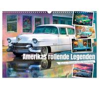 Calendrier 2027 · US Version · Les légendes de la route américaine | quand le design rétro rencontre la nostalgie · Des images détaillées… · DIN A3 paysage · CALVENDO Calendrier mural