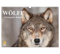 Calendrier 2027 · US Version · Les loups. Une grâce audacieuse | Cette créature fascinante, à mi-chemin entre la réalité et l'univers des contes… · DIN A3 paysage · CALVENDO Calendrier mural