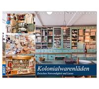 Calendrier 2027 · US Version · Les magasins coloniaux : entre nécessité et | luxe · Le shopping autrefois · DIN A4 paysage · CALVENDO Calendrier mural