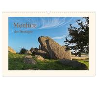 Calendrier 2027 · US Version · Les menhirs de Bretagne | Les nombreux mégalithes de Bretagne continuent aujourd'hui encore de nous… · DIN A3 paysage · CALVENDO Calendrier mural