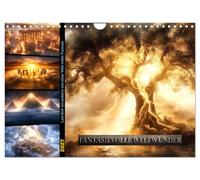 Calendrier 2027 · US Version · Les merveilles du monde issues de | l'imagination · Plongez au cœur de paysages enchanteurs, rencontrez des… · DIN A4 paysage · CALVENDO Calendrier mural