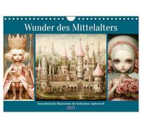 Calendrier 2027 · US Version · Les miracles du Moyen Âge | Illustration surréaliste de l'au-delà celtique · L'univers fascinant de la… · DIN A4 paysage · CALVENDO Calendrier mural