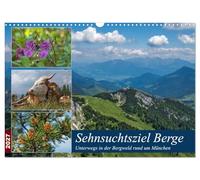 Calendrier 2027 · US Version · Les montagnes, une destination de rêve | En route vers les montagnes autour de Munich · Devenez un « conquérant de… · DIN A3 paysage · CALVENDO Calendrier mural