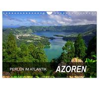 Calendrier 2027 · US Version · Les perles de l'Atlantique - Les Açores | Les îles des Açores, dans l'océan Atlantique · DIN A4 paysage · CALVENDO Calendrier mural