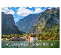 Calendrier 2027 · US Version · Les plus beaux coins de Bavière | Les incontournables de la Bavière : 12 sites pittoresques parmi les plus… · DIN A3 paysage · CALVENDO Calendrier mural