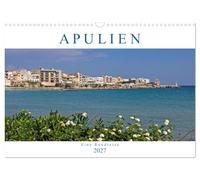 Calendrier 2027 · US Version · Les Pouilles - Un aller-retour | La Puglie » offre une multitude de lieux et de côtes enchanteurs, entre nature… · DIN A3 paysage · CALVENDO Calendrier mural