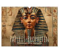 Calendrier 2027 · US Version · Les prophètes du papyrus | Révélations de l'IA venues du passé · L'esthétique égyptienne: un calendrier… · DIN A3 paysage · CALVENDO Calendrier mural