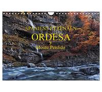 Calendrier 2027 · US Version · Les Pyrénées espagnoles - Ordesa et le Monte | Perdido · Des photos évocatrices du parc national espagnol · DIN A4 paysage · CALVENDO Calendrier mural