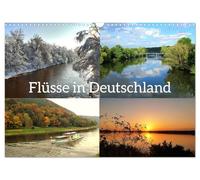 Calendrier 2027 · US Version · Les rivières en Allemagne | Le paysage naturel allemand se caractérise par de nombreux fleuves et leurs… · DIN A3 paysage · CALVENDO Calendrier mural