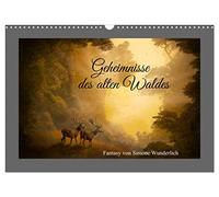 Calendrier 2027 · US Version · Les secrets de la forêt ancestrale | Fantastique · des paysages de rêve · DIN A3 paysage · CALVENDO Calendrier mural