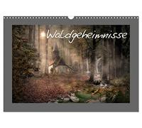 Calendrier 2027 · US Version · Les secrets de la forêt | De l'art numérique qui enchante · DIN A3 paysage · CALVENDO Calendrier mural