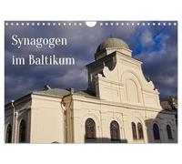 Calendrier 2027 · US Version · Les synagogues dans les pays baltes | La longue tradition juive dans la région baltique se reflète dans la diversité… · DIN A4 paysage · CALVENDO Calendrier mural