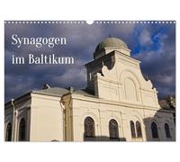 Calendrier 2027 · US Version · Les synagogues dans les pays baltes | La longue tradition juive dans la région baltique se reflète dans la diversité… · DIN A3 paysage · CALVENDO Calendrier mural