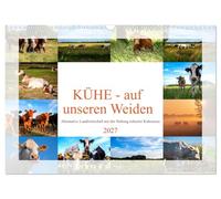 Calendrier 2027 · US Version · Les vaches - dans nos pâturages | Races d'élevage en Allemagne: ce calendrier présente certaines races de vaches… · DIN A3 paysage · CALVENDO Calendrier mural