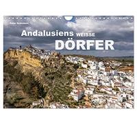 Calendrier 2027 · US Version · Les villages blancs d'Andalousie | La magnifique « Ruta de los Pueblos Blancos », dans le sud de l'Espagne · DIN A4 paysage · CALVENDO Calendrier mural