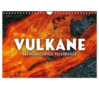 Calendrier 2027 · US Version · Les volcans : d'impressionnantes montagnes | de feu · Des braises ardentes · DIN A4 paysage · CALVENDO Calendrier mural