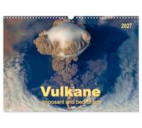 Calendrier 2027 · US Version · Les volcans : imposants et menaçants | Rejoignez-nous pour un voyage à la découverte des volcans les plus… · DIN A3 paysage · CALVENDO Calendrier mural