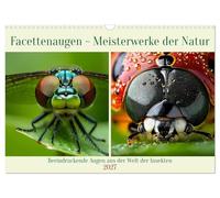 Calendrier 2027 · US Version · Les yeux à facettes : des chefs-d’œuvre de | la nature · Des yeux impressionnants issus du monde des insectes · DIN A3 paysage · CALVENDO Calendrier mural