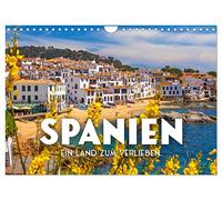 Calendrier 2027 · US Version · L'Espagne: un pays dont on tombe facilement | amoureux · Il n'y a nulle part ailleurs un endroit aussi beau qu'en Espagne · DIN A4 paysage · CALVENDO Calendrier mural