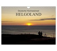 Calendrier 2027 · US Version · L'île allemande de Helgoland, située en | haute mer · Helgoland est une île en pleine mer qui offre une nature magnifique… · DIN A4 paysage · CALVENDO Calendrier mural