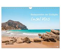 Calendrier 2027 · US Version · L'île de Kos : le paradis des baigneurs de | la mer Égée méridionale · Des motifs photographiques enchanteurs de l'île… · DIN A4 paysage · CALVENDO Calendrier mural