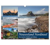 Calendrier 2027 · US Version · L'île du Nord de la Nouvelle-Zélande | le pays des Hobbits et des volcans · Photos de la magnifique Île du Nord de la… · DIN A3 paysage · CALVENDO Calendrier mural