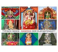Calendrier 2027 · US Version · L'Inde typique - Ganesha, le dieu éléphant | Plongez dans l'univers fascinant du dieu hindou Ganesha, considéré comme celui… · DIN A3 paysage · CALVENDO Calendrier mural