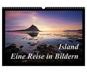 Calendrier 2027 · US Version · L'Islande - Un voyage en images | Quelques merveilles de l'Islande immortalisées en photos · DIN A3 paysage · CALVENDO Calendrier mural