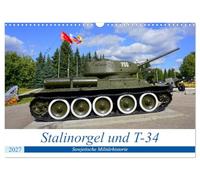 Calendrier 2027 · US Version · L'orgue de Staline et le T-34 | Histoire militaire soviétique · Systèmes d'armes légendaires dans le parc… · DIN A3 paysage · CALVENDO Calendrier mural