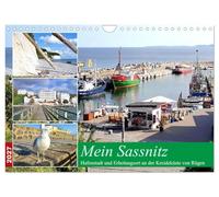 Calendrier 2027 · US Version · Ma Sassnitz : ville portuaire et station | balnéaire sur la côte crayeuse de Rügen · Impressions de la ville de Sassnitz… · DIN A4 paysage · CALVENDO Calendrier mural