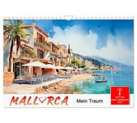 Calendrier 2027 · US Version · Majorque, mon rêve | Des plages dorées et des villages au charme méditerranéen · DIN A4 paysage · CALVENDO Calendrier mural