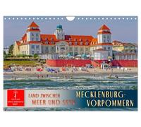 Calendrier 2027 · US Version · Mecklembourg-Poméranie occidentale | Une région entre mer et lacs · Découvrez des côtes, des villes et des paysages… · DIN A4 paysage · CALVENDO Calendrier mural