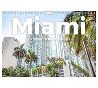 Calendrier 2027 · US Version · Miami - Porte des Amériques | Plongez dans l'univers exquis de Miami · DIN A4 paysage · CALVENDO Calendrier mural