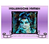 Calendrier 2027 · US Version · Mimes pittoresques - Légendes du cinéma muet | Portraits peints numériquement d'acteurs célèbres de l'époque du cinéma muet… · DIN A4 paysage · CALVENDO Calendrier mural