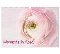 Calendrier 2027 · US Version · Moment en rose | Tout en rose, motifs floraux, natures mortes, méditation… le bien-être de l'âme · DIN A3 paysage · CALVENDO Calendrier mural